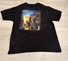 Rare Kingdom Hearts Black XL Disney Game 2019 Square Enix Shirt-read Notes