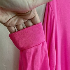Vintage 80s Medalist Size Large Turtleneck – Hot Pink Color Changing Heat Purple