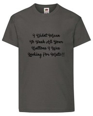Looking For Mute Funny Humorous Novelty T Shirt Various Colours And Sizes