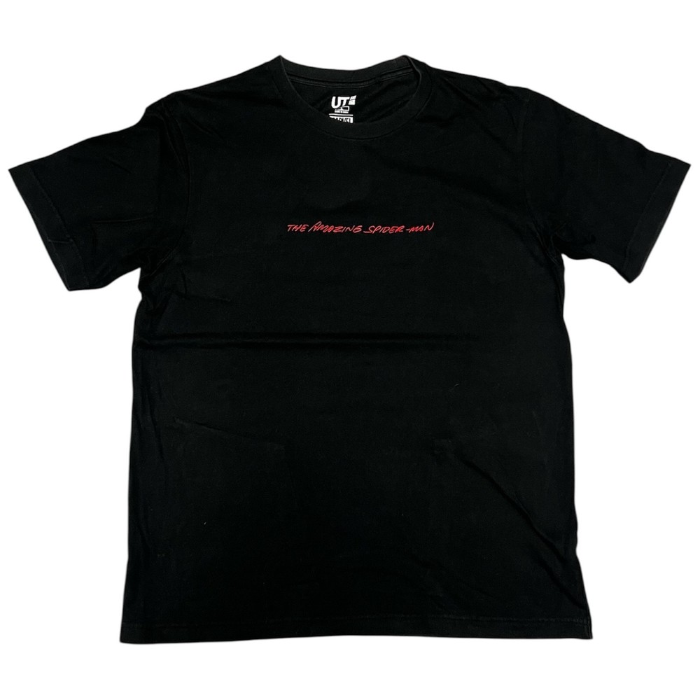 The Amazing Spiderman UT Uniqlo x Marvel Men’s Large Black T Shirt L