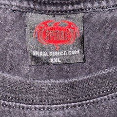 Spiral Game Over You Lose T-Shirt Black T-Shirt Double Side Print Cotton Sz XXL