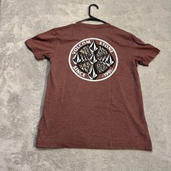 Volcom Shirt Mens Large Red True To This Stone 1991 Graphic Tee Surf Skate