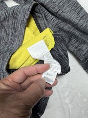 diadora Warm Up Winter Sweat Be One Running Mock Neck Long Sleeve 1/4 Zip M Gray