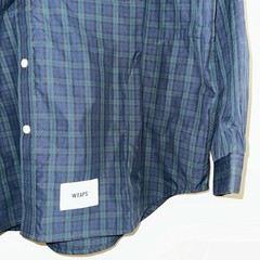 WTAPS Broadcloth Black Watch Check Shirt In Green Men’s (3) Large