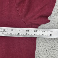 Polo Ralph Lauren Shirt Mens XL Red V-Neck Custom Slim Fit PRL Pony Embroidery