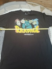 Rampage The Movie Mens T Shirt L Arcade Game 1986 Vintage Soft Cotton Never Worn