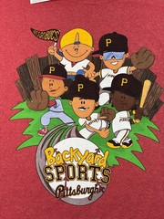 Backyard Sports Pittsburgh Pirates Tee XL NWT Y2K Cartoon MLB Baseball Shirt