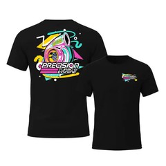 Precision Turbo sport T-shirt, colorful turbo graphic tee, racing car enthusiast