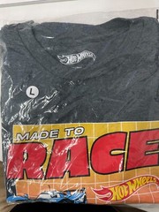 HOTWHEELS MADE TO RACE T SHIRT OFFICIAL ITEM