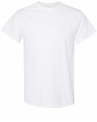 Gildan Men’s 5000 Heavy Cotton T-Shirt Multiple Colors & Sizes, Crew Neck