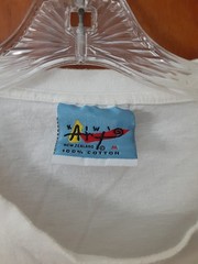 vtg 90’s kiwi art new zealand size medium white graphic t-shirt
