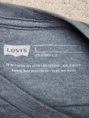 Levis Shirt Mens Large Gray Original Riveted Graphic Tee Patriotic USA