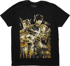 Marvel Avengers Infinity War Mens The Children of Thanos Shirt New Large