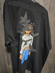 Revenge x Juice WRLD Crows Black Tee
