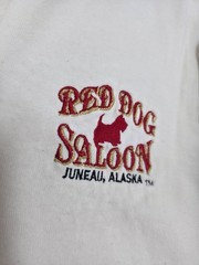 Vtg Red Dog Saloon Bar Juneau Alaska L/S Henley Shirt Embroidered Men’s L (G8)