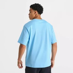 Men’s Jordan Brooklyn Swoosh Logo T-Shirt – Blue Chill Black II2337-497