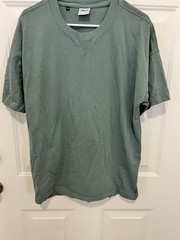 Gymshark Men’s Green Crew Neck Short Sleeve T-Shirt Size L Cotton Jersey