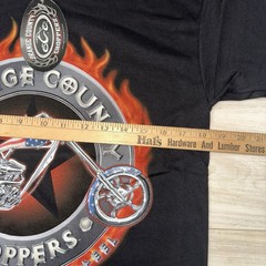 Y2K Orange County Choppers shirt size Mens Small Y2K Flame Motorcycle EUC