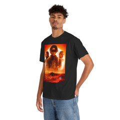 Dune Part Three T Shirt Paul Atreides Sci Fi Movie Graphic Retro Men Black Tee