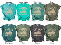 Father Mows Best Shirt Funny Dad T-Shirt Father’s Day Gift Lawn S-2XL