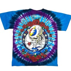 Grateful Dead Modern AOP Single Stitch Double Sided Tie Dye Mens shirt XL