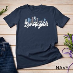 Los Angeles Skyline Architecture City Urban Graffiti Street Unisex T-shirt