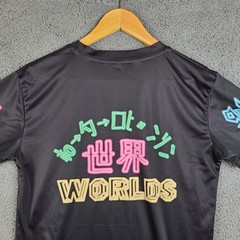 Porter Robinson Galaxxxy Worlds Tour T-Shirt Mens Small Black EDM Graphic Tee