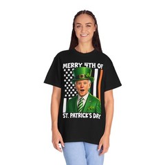 Joe Biden Merry 4th Of St Patrick’s Day Leprechaun Meme Funny Gift Unisex TShirt