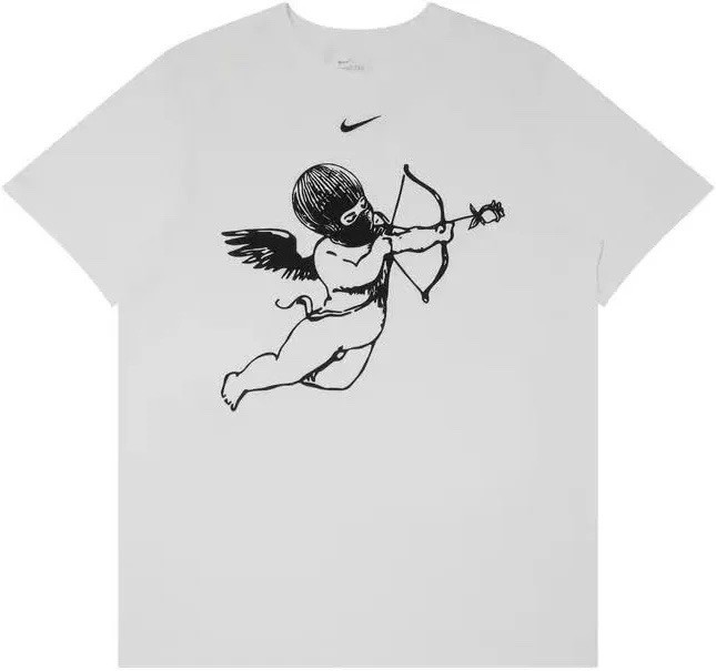 NIKE x Drake Certified Lover Boy CLB Cherub Angel Center Swoosh T-Shirt Small