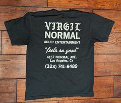 Virgil Normal Adult Entertainment T-Shirt in Black Store Logo Men’s Size Medium