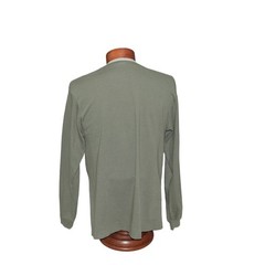 Bone Collector Long Sleeve Graphic T-Shirt | Olive Green | Skull Logo | Size L