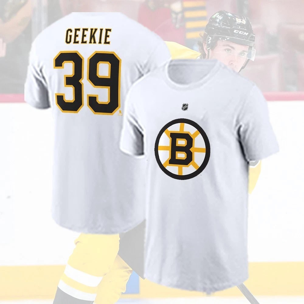 🔥HOT Morgan #39 Geekie Boston Hockey Team 2026 Players Gift Fan Made