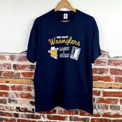 Vintage Walmart Shirt Size XL Blue Short Sleeve Wranglers Relay For Life Y2K