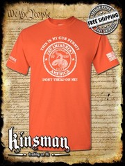 This Is My GUN PERMIT Don’t Tread On Me T-Shirt 2nd Amendment Rattlesnake 2A USA