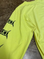 FUCT Cult Awareness 2020 Long Sleeve LARGE Safety Green Shirt RARE Erik Brunetti