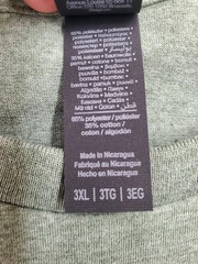 Gildan G640 Mens 3XL Short Sleeve Plain Softstyle T-Shirt Heather Military Green