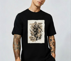 James Bond 007 CUSTOM T-Shirt Size S-5XL