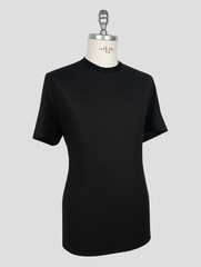 NEW KIRED BLACK COTTON T-SHIRT US 42 – EU 52 KRME11