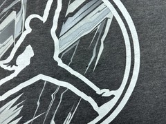 Jordan Shirt Mens Medium Gray Jumpman Logo Graphic Tee Basketball 581418-07F