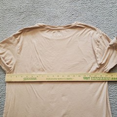 David Bowie Shirt Mens Small Tan Pink Pop Rock Band Music Concert Lets Dance