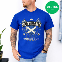 Scotland World Cup 2026 Football Fan T Shirt Scottish Soccer Graphic Tee