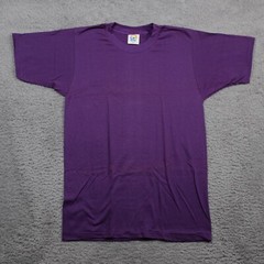 Cal Cru Adult S Purple Short Sleeve VINTAGE T-Shirt