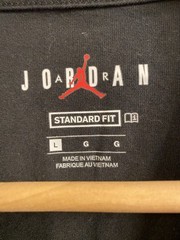 Air Jordan DNA Hoop on Fire Double Sided Tee Sz Large Black Standard Fit NWT