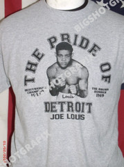 Joe Louis Boxing T-shirt Detroit Kronk Gym shirt