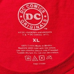 Wonder Woman Shirt XL Red Yellow Graphic Tee DC Comics Originals Unisex