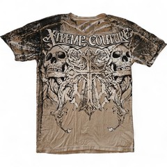 Xtreme Couture by Affliction Men’s Notched Neck Tattoo MMA T-Shirt Tee S-4XL
