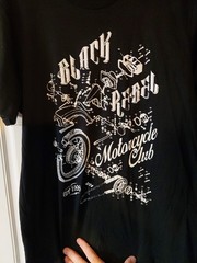 Black Rebel Motorcycle Club Band T-Shirt Mens Large Black BRMC Tee