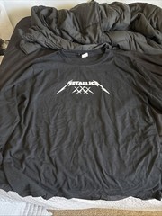 Lot of 5 Metallica T-Shirts Sizes Small, Medium, Large