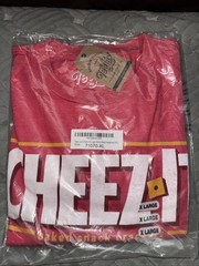 Cheezit Tee Luv Red Short Sleeve Tee Shirt T-Shirt XL
