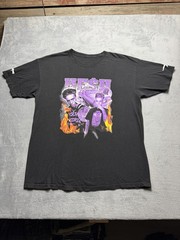 He$h EDM DJ Graphic Black Mens Gun T Shirt
